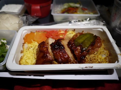 2011年8月 デルタ航空の機内食