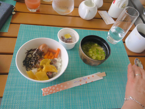 かなり日本食が恋しかったらしく後半はお漬物とか味噌汁を中心に（笑）